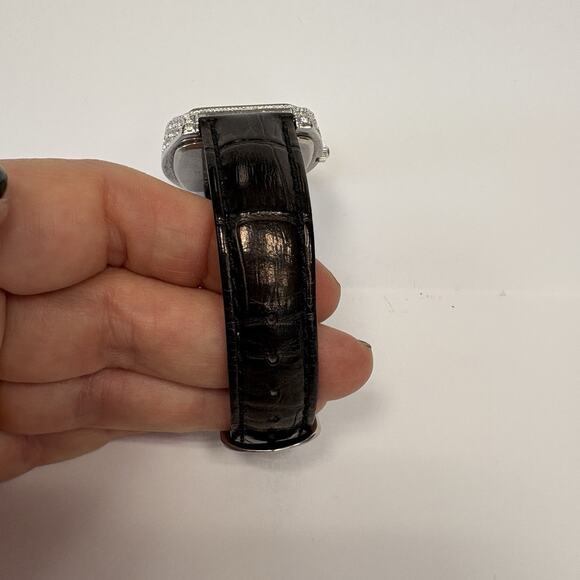 ADRIENNE COUTURE COLLECTION LIMITED 2457/5000 PAVE SWAROVSKI CRYSTAL WATCH Swiss - Picture 12 of 12